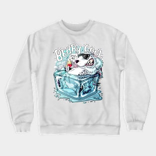 Beary cool Polar bear pun Crewneck Sweatshirt